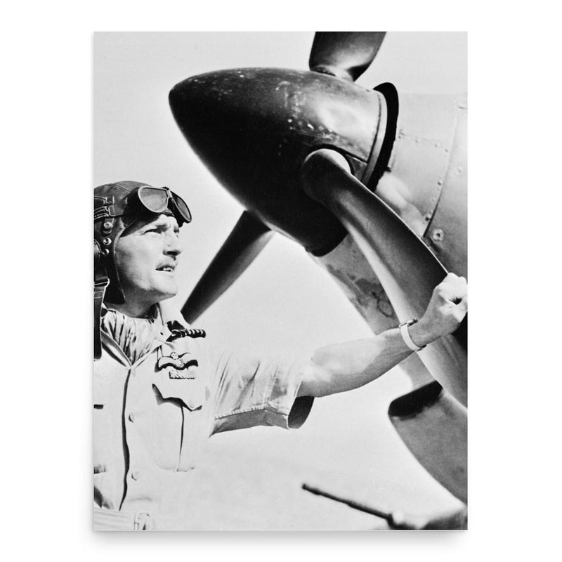 Frank Reginald Carey poster print, in size 18x24 inches.