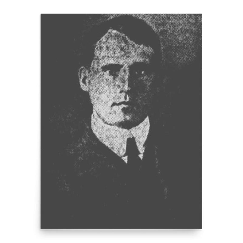 Frank Ridge poster print, in size 18x24 inches.