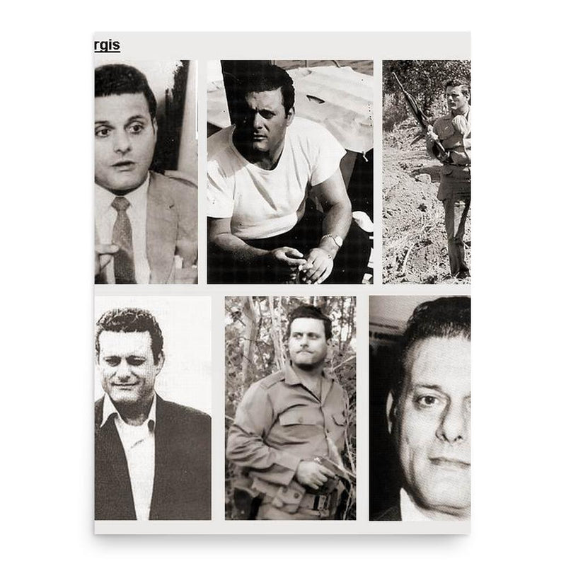 Frank Sturgis poster print, in size 18x24 inches.