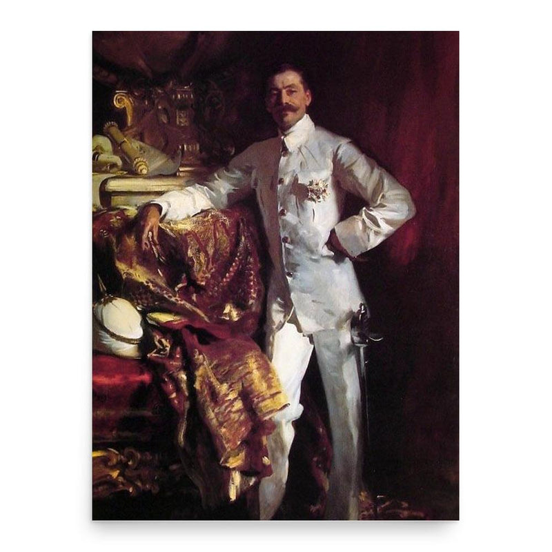 Frank Swettenham poster print, in size 18x24 inches.