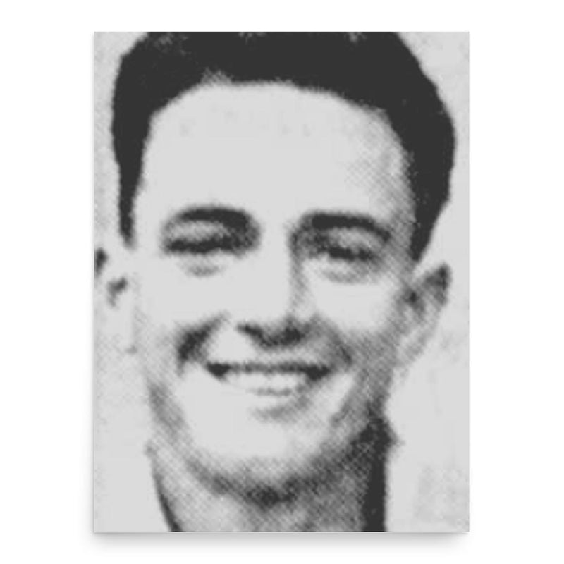 Frank Warne poster print, in size 18x24 inches.