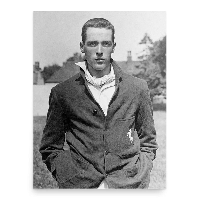 Frank Woolley poster print, in size 18x24 inches.