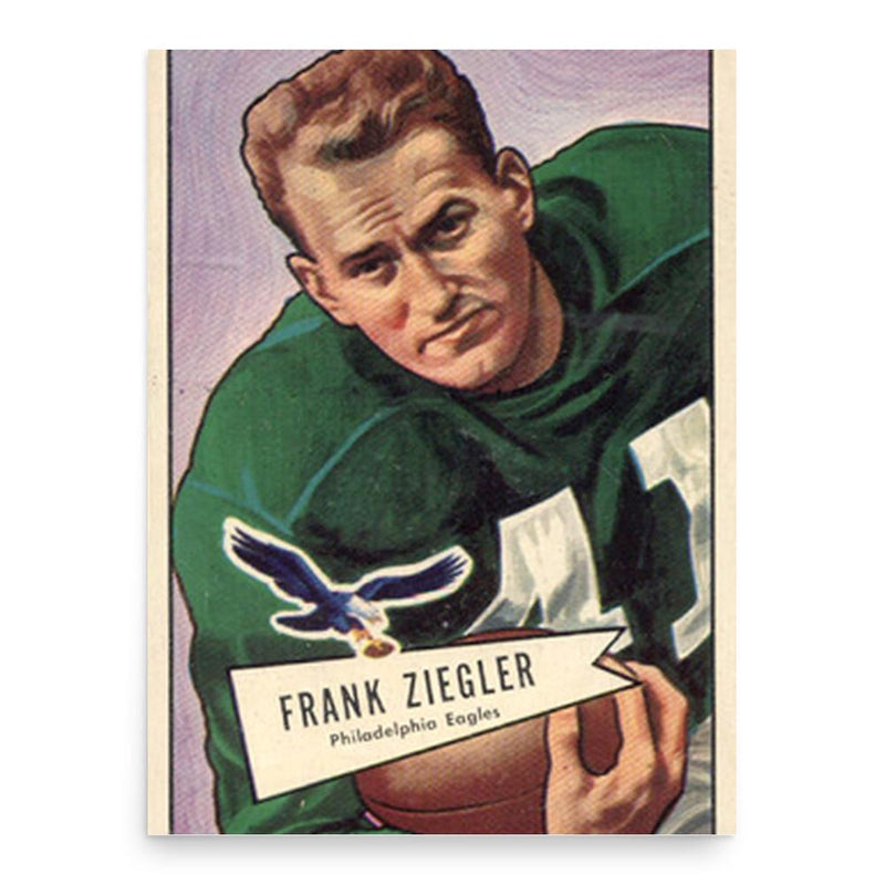 Frank Ziegler poster print, in size 18x24 inches.