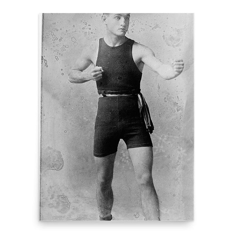 Frankie Burns poster print, in size 18x24 inches.