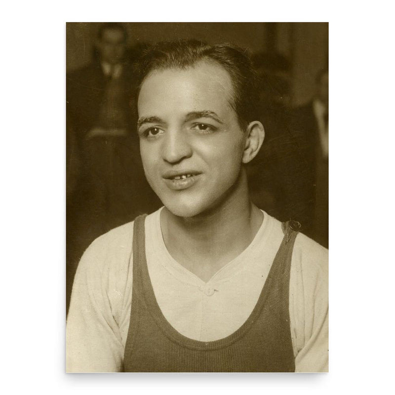 Frankie Genaro poster print, in size 18x24 inches.