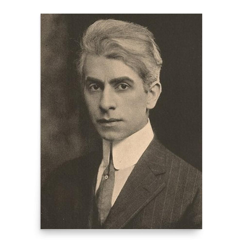 Franklin Booth poster print, in size 18x24 inches.