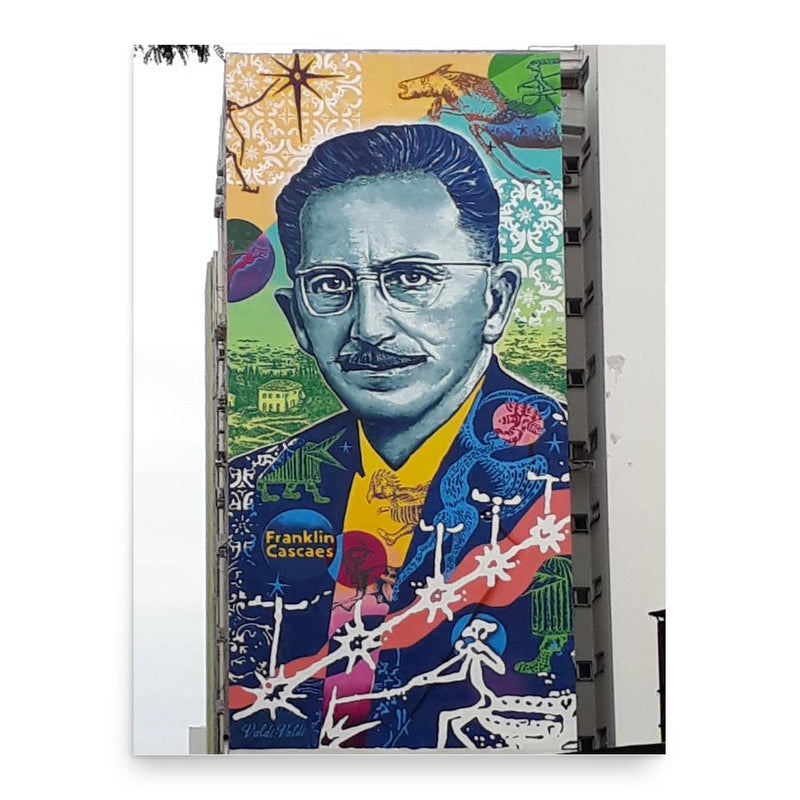 Franklin Cascaes poster print, in size 18x24 inches.