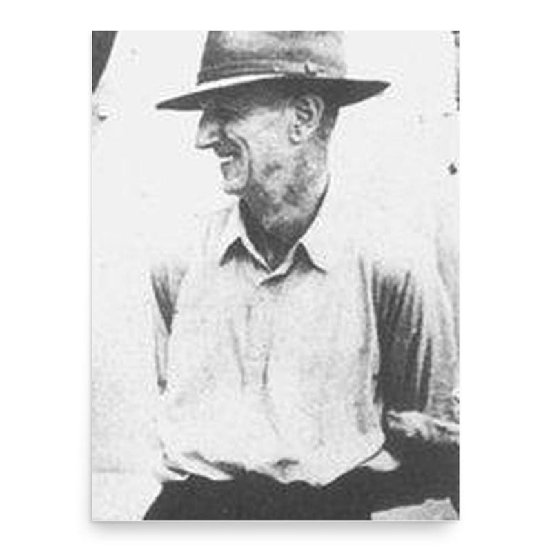 Franklin Gimson poster print, in size 18x24 inches.