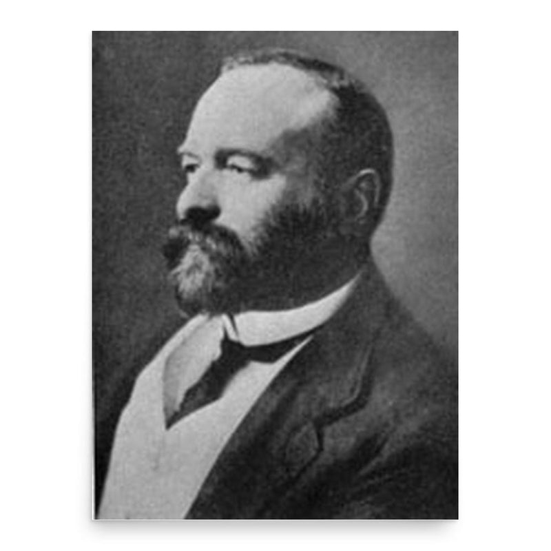 Franklin Henry Giddings poster print, in size 18x24 inches.