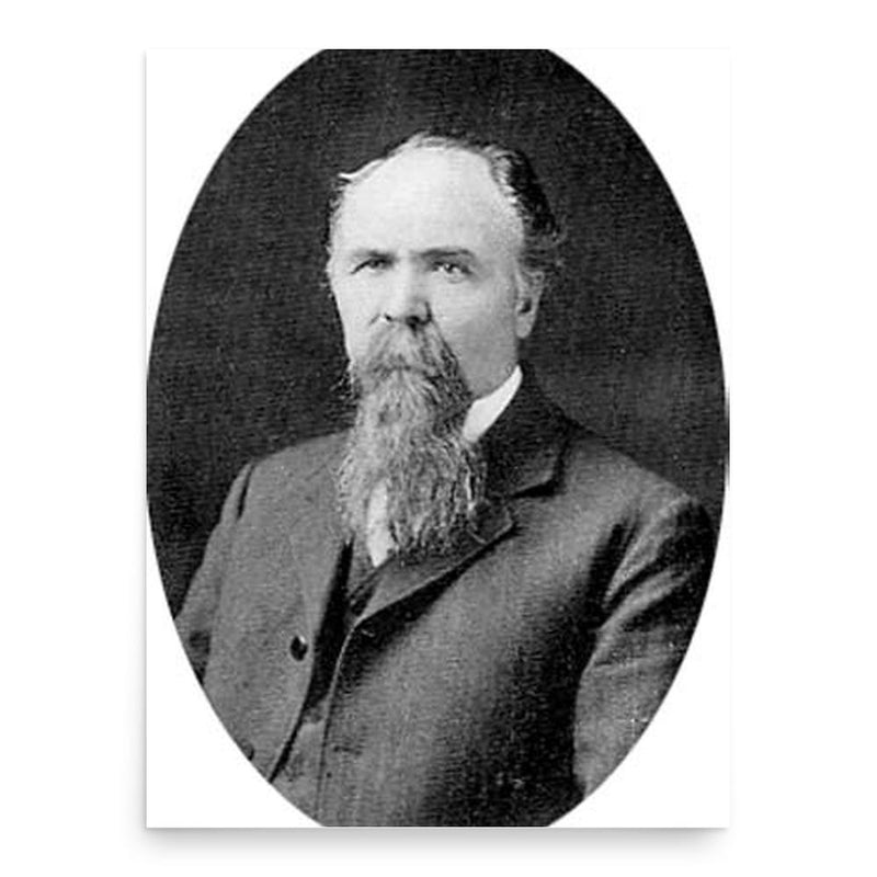 Franklin Hiram King poster print, in size 18x24 inches.