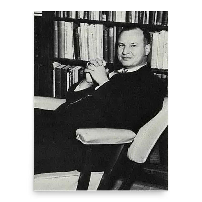 Franklin Littell poster print, in size 18x24 inches.