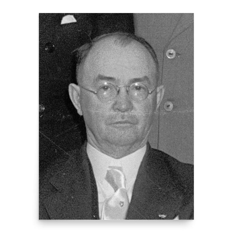 Franklin Pierce Buyer poster print, in size 18x24 inches.