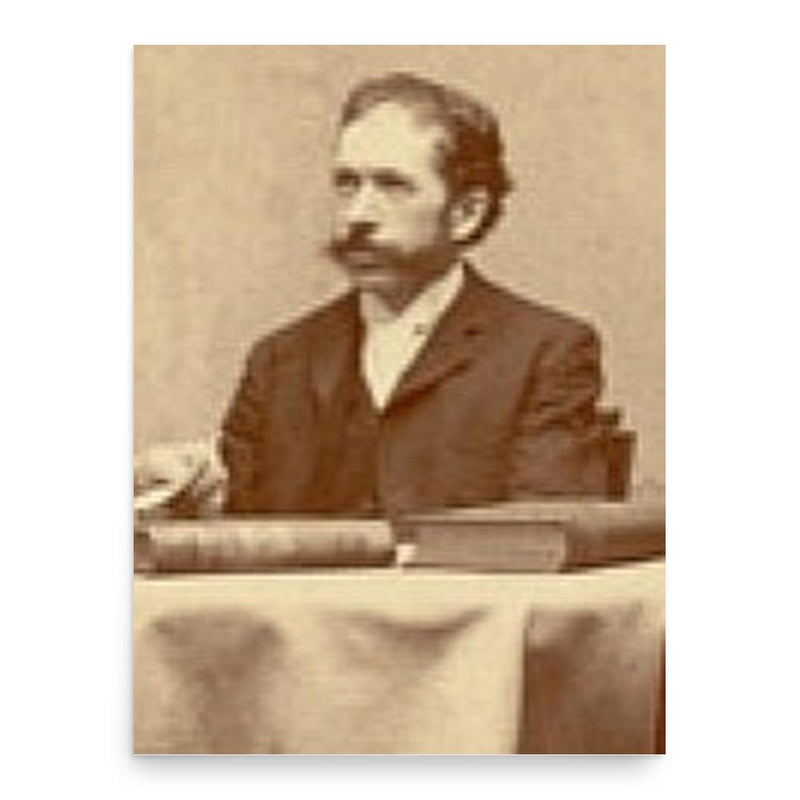 Franklin Pierce Rice poster print, in size 18x24 inches.