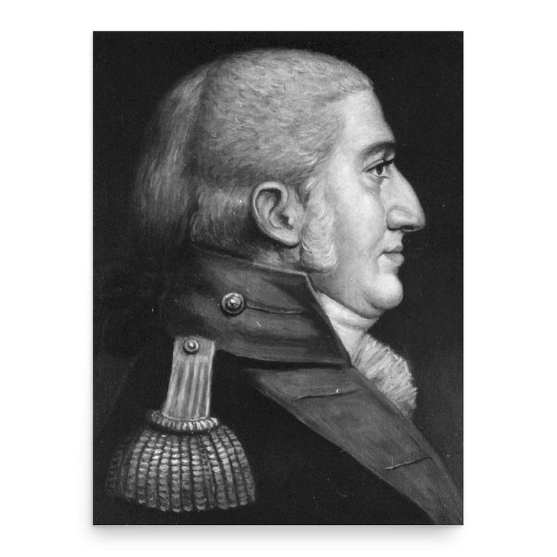 Franklin Wharton poster print, in size 18x24 inches.