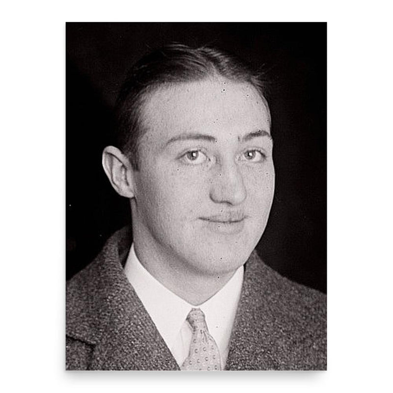 Franklyn Baur poster print, in size 18x24 inches.