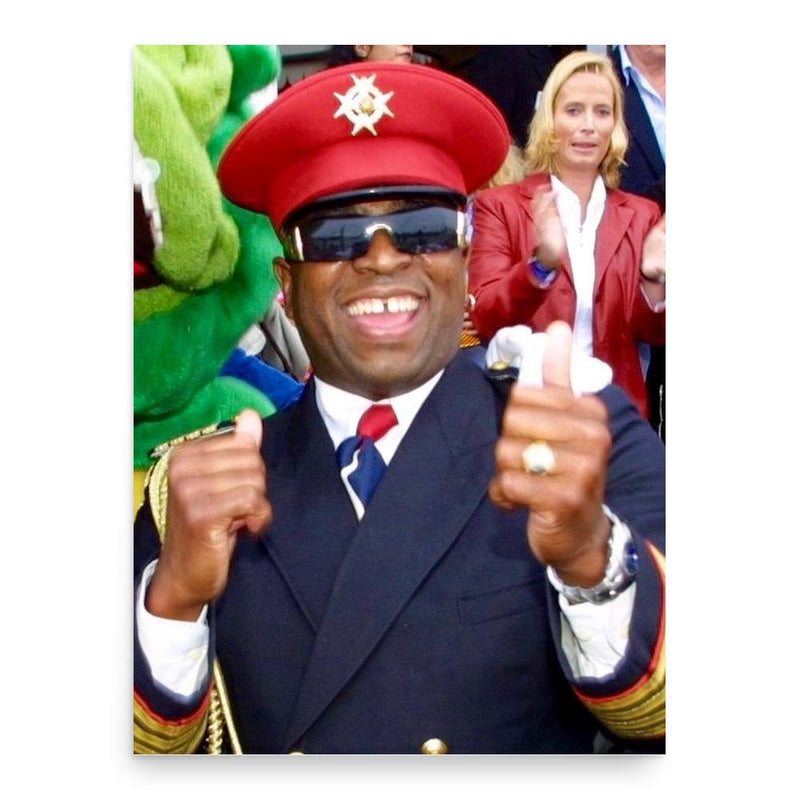 Franky Gee poster print, in size 18x24 inches.