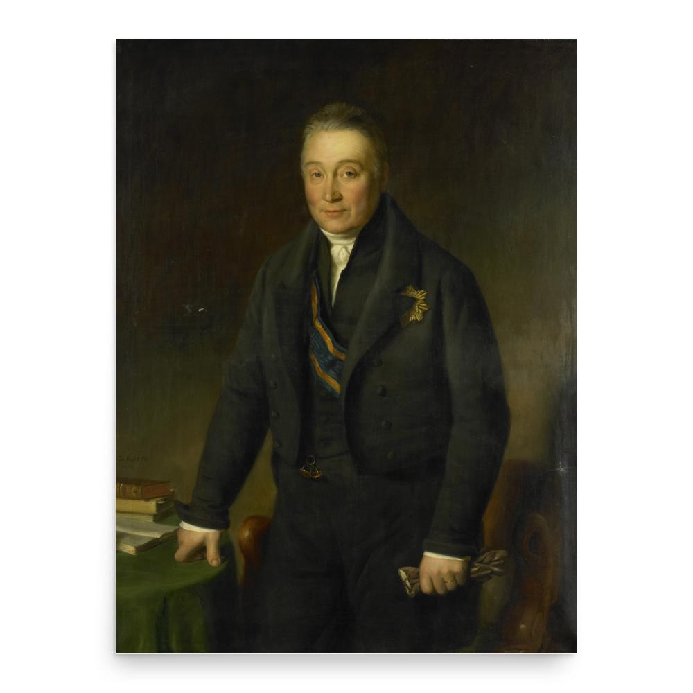 Frans Adam van der Duyn van Maasdam poster print, in size 18x24 inches.