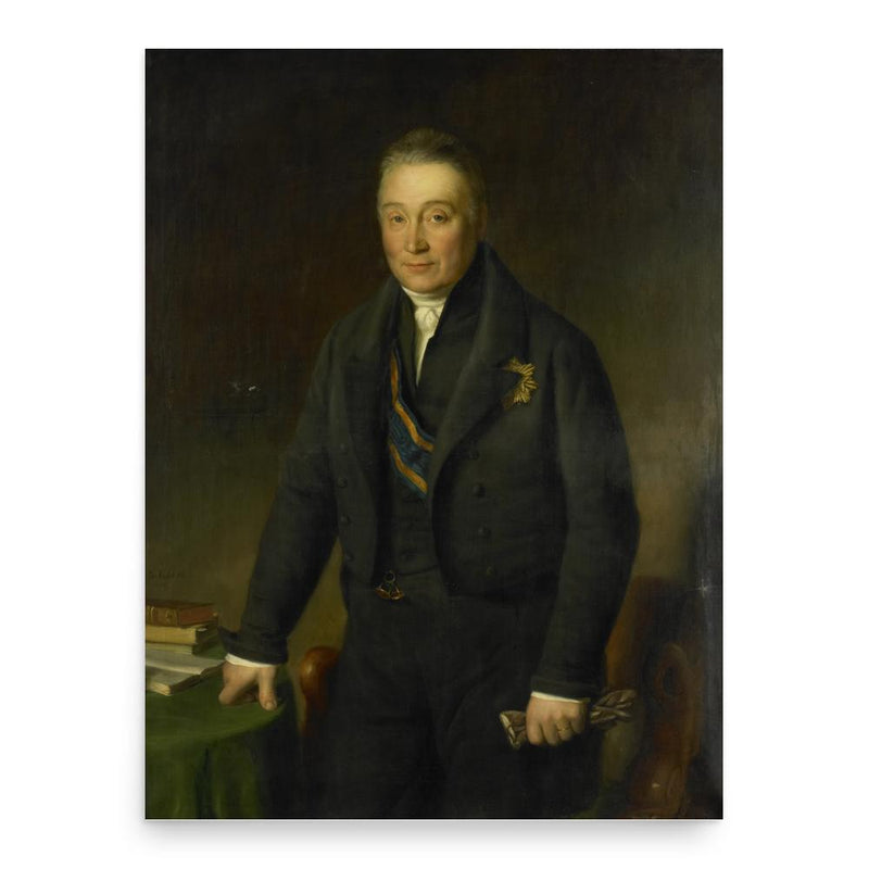 Frans Adam van der Duyn van Maasdam poster print, in size 18x24 inches.