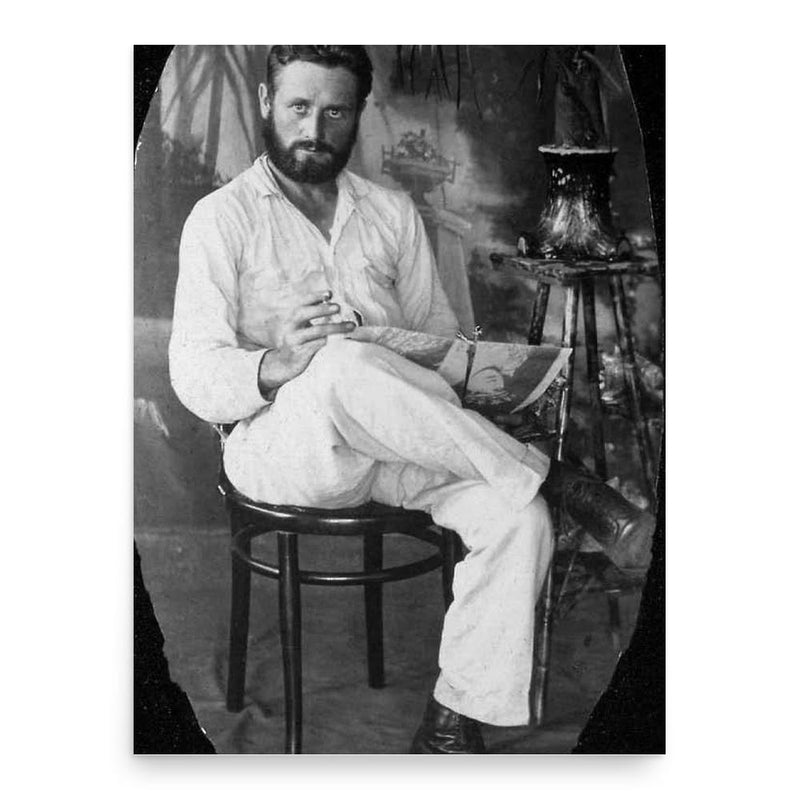 Frans Blom poster print, in size 18x24 inches.