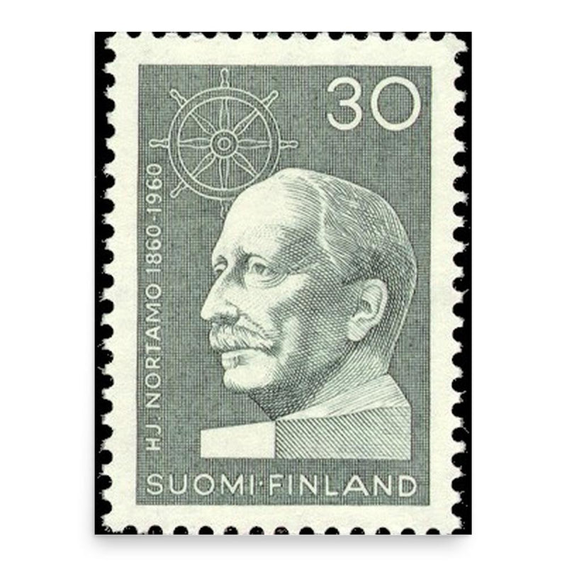 Frans Hjalmar Nortamo poster print, in size 18x24 inches.