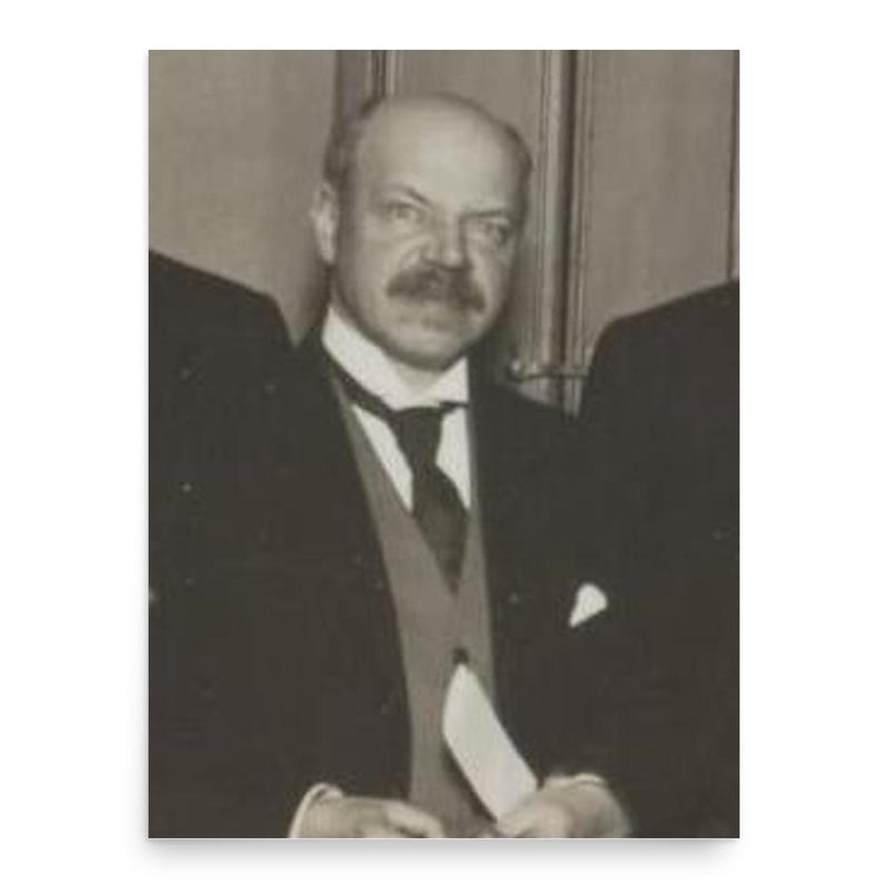 Frans Maurits Jaeger poster print, in size 18x24 inches.