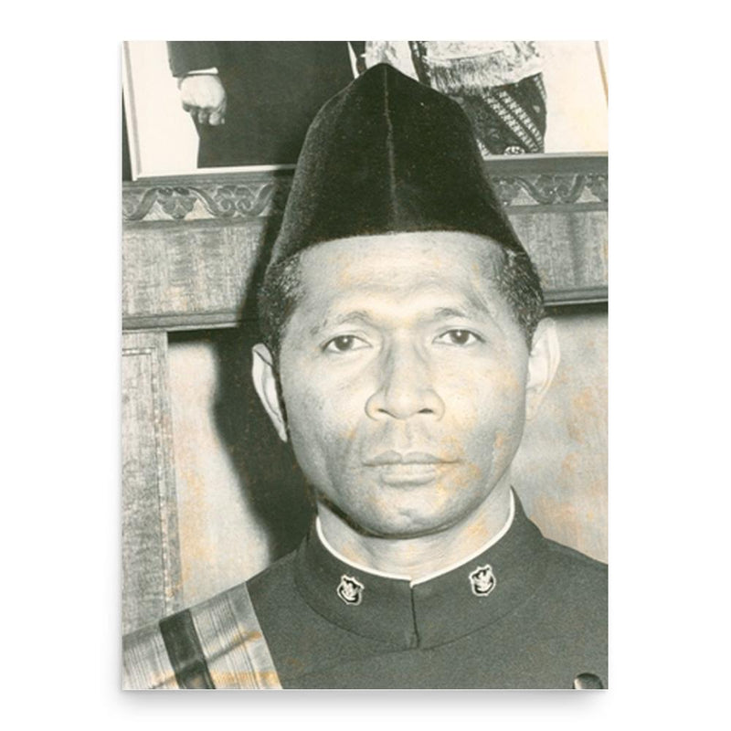 Frans Seda poster print, in size 18x24 inches.