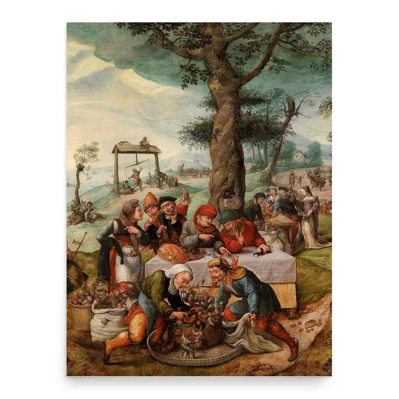 Frans Verbeeck poster print, in size 18x24 inches.