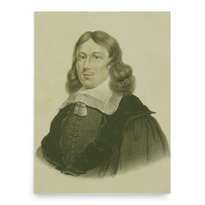 Frans van Schooten poster print, in size 18x24 inches.