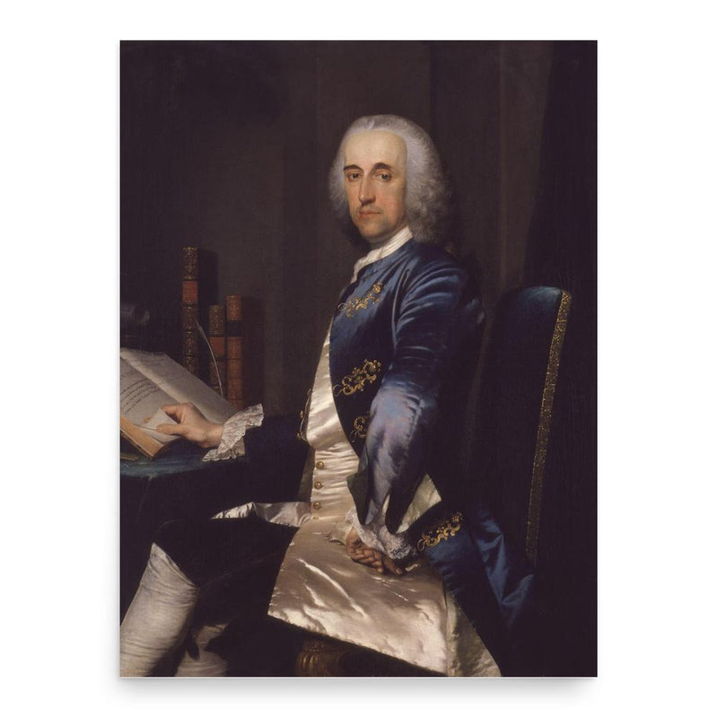 Frans van der Mijn poster print, in size 18x24 inches.