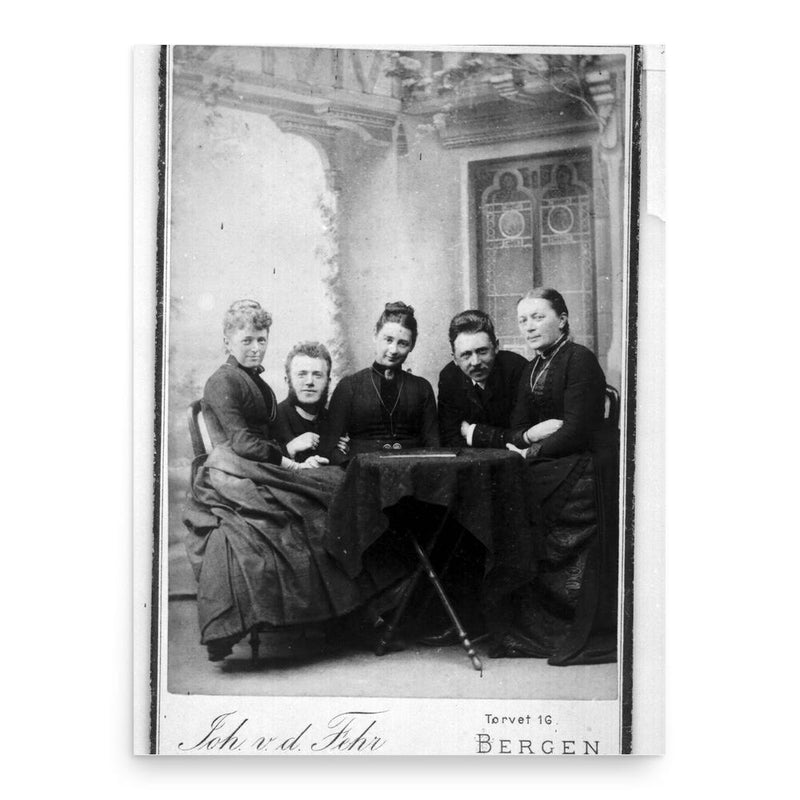 Frants Beyer poster print, in size 18x24 inches.