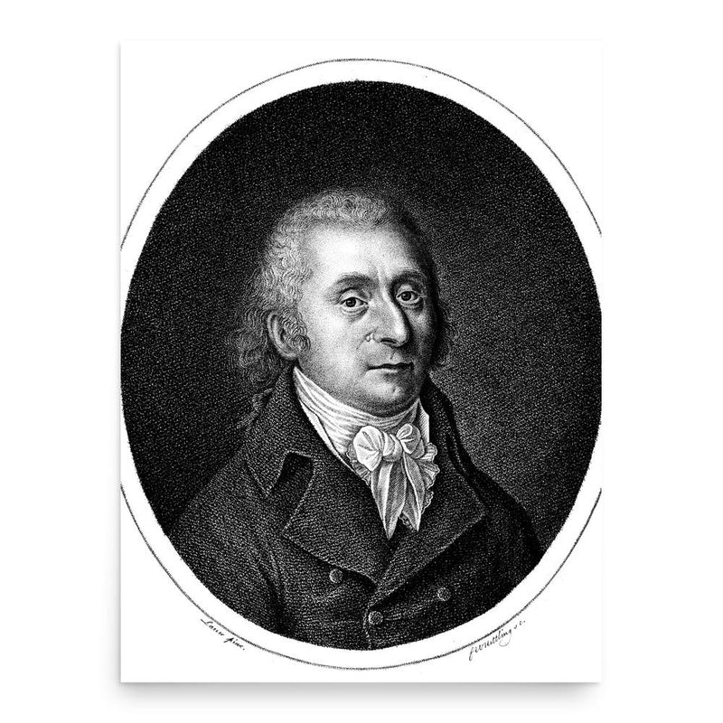 Franz Anton Hoffmeister poster print, in size 18x24 inches.