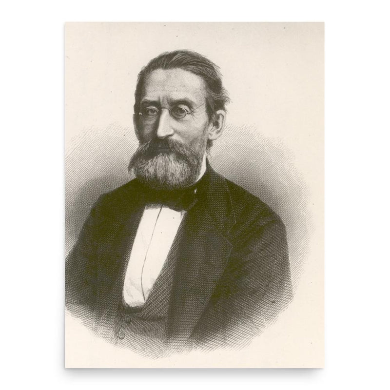 Franz Anton Schiefner poster print, in size 18x24 inches.