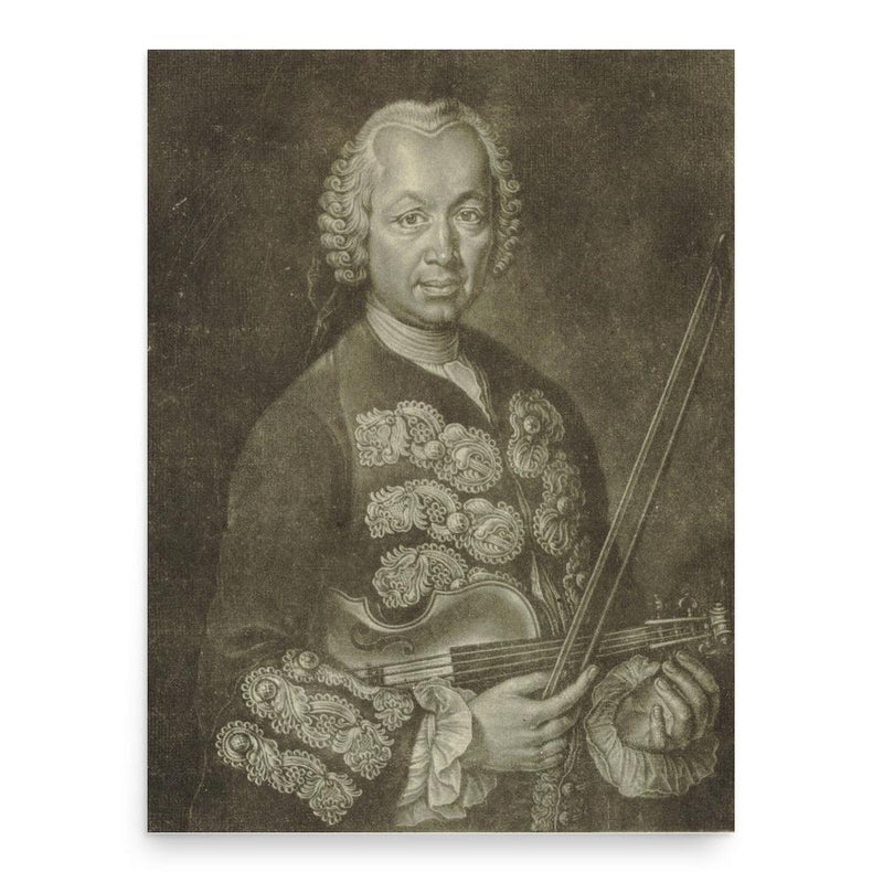 Franz Benda poster print, in size 18x24 inches.