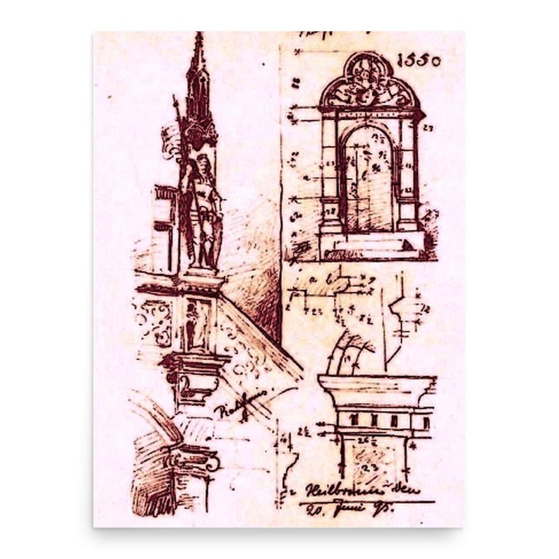 Franz Brantzky poster print, in size 18x24 inches.