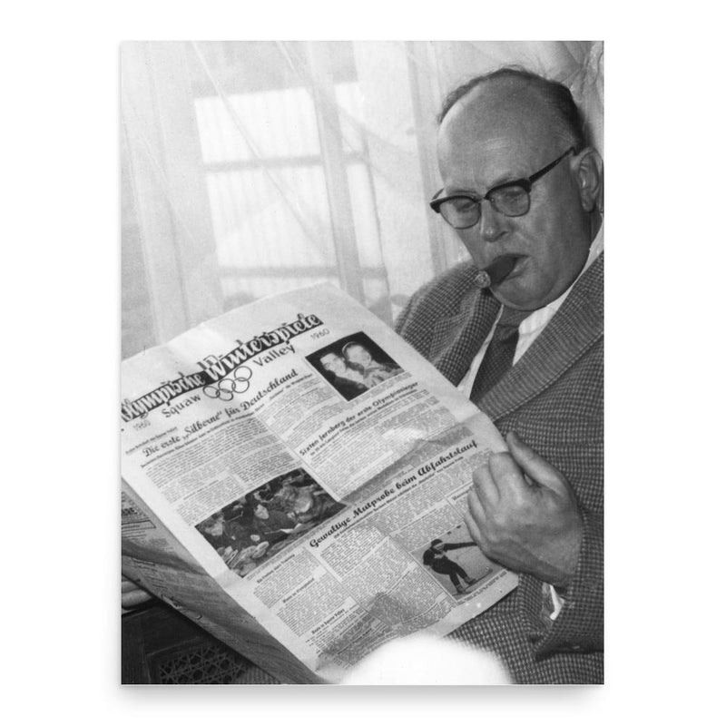 Franz Bronstert poster print, in size 18x24 inches.