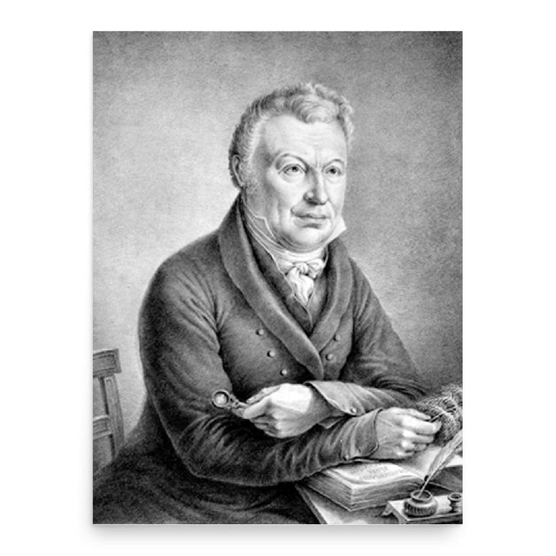 Franz Carl Mertens poster print, in size 18x24 inches.