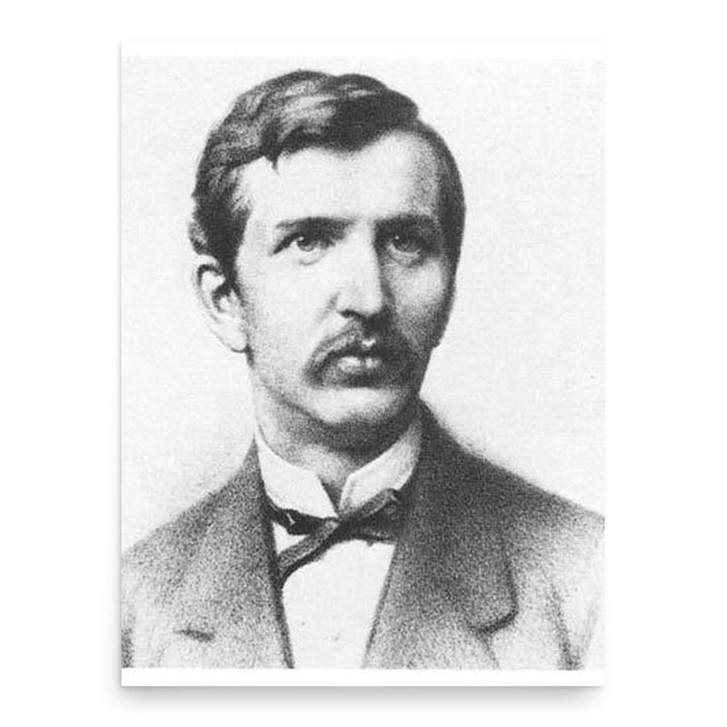 Franz Christian Boll poster print, in size 18x24 inches.