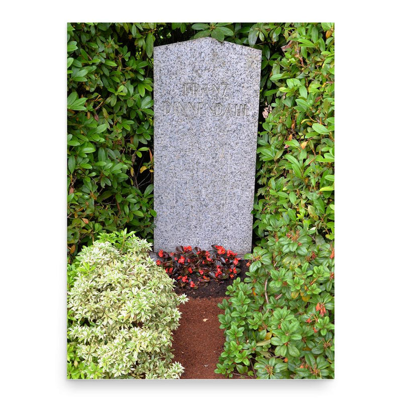 Franz Dinnendahl poster print, in size 18x24 inches.