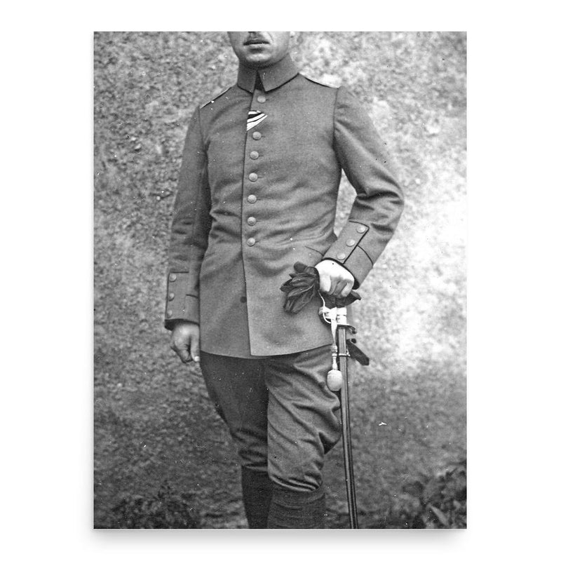 Franz Dischinger poster print, in size 18x24 inches.