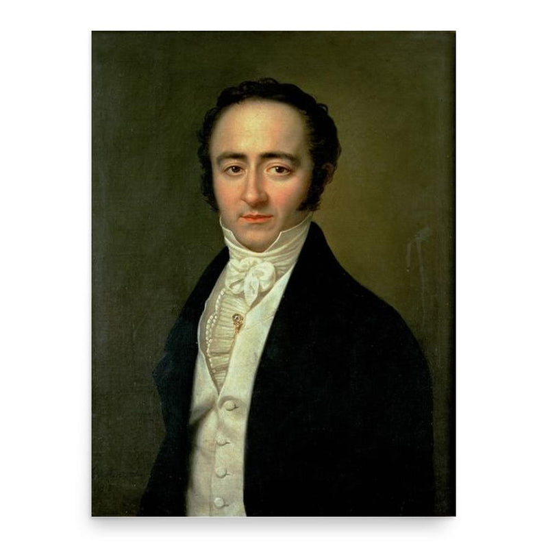 Franz Xaver Wolfgang Mozart poster print, in size 18x24 inches.