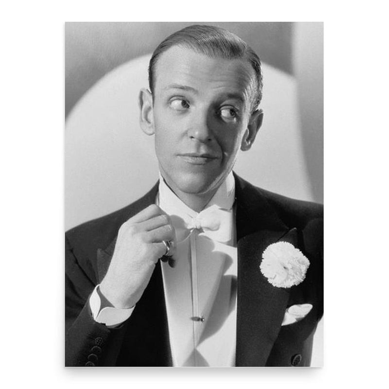 Fred Astaire poster print, in size 18x24 inches.