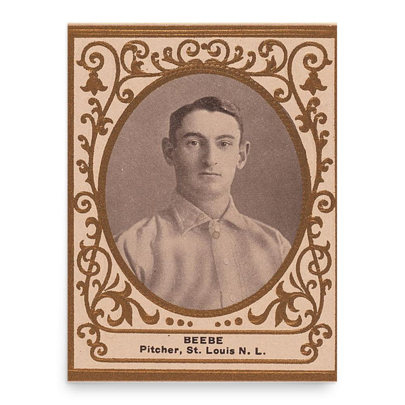 Fred Beebe poster print, in size 18x24 inches.