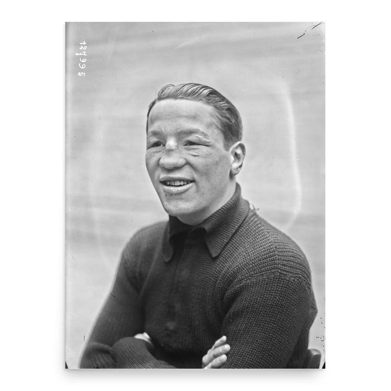 Fred Bretonnel poster print, in size 18x24 inches.