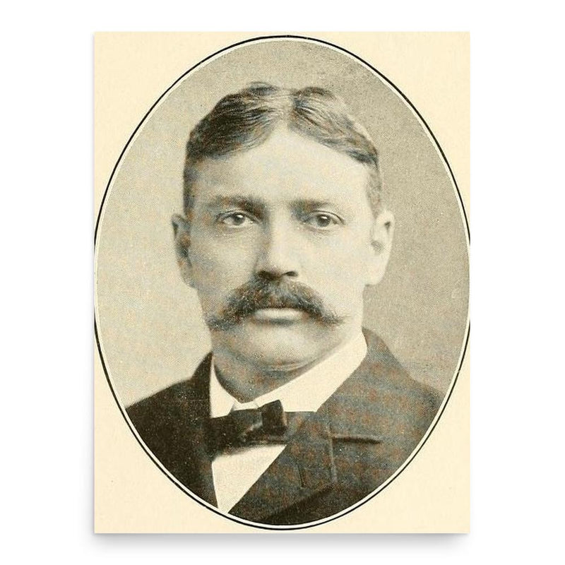 Fred Churchill Leonard poster print, in size 18x24 inches.