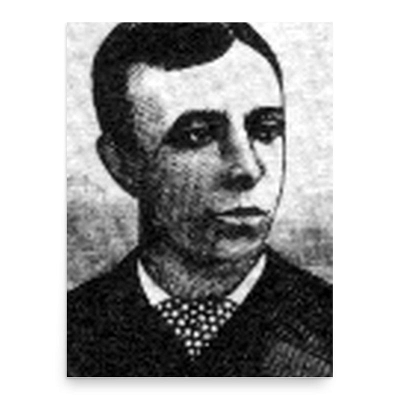 Fred Corey poster print, in size 18x24 inches.