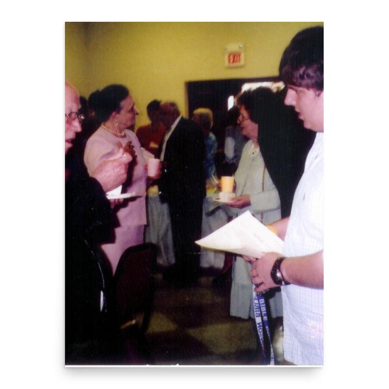 Fred Craddock poster print, in size 18x24 inches.