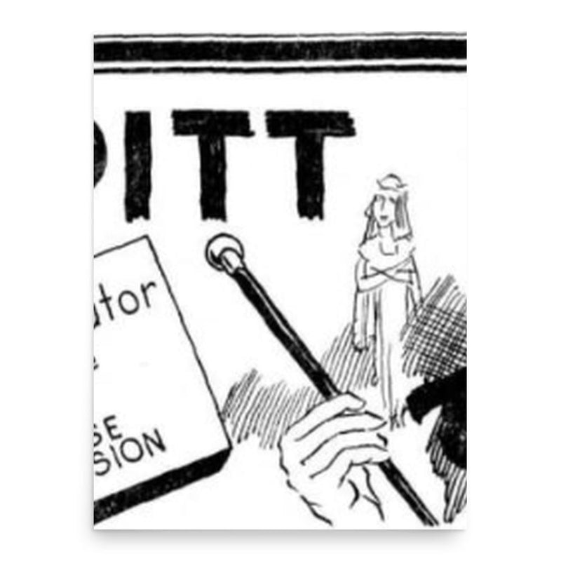 Fred Culpitt poster print, in size 18x24 inches.