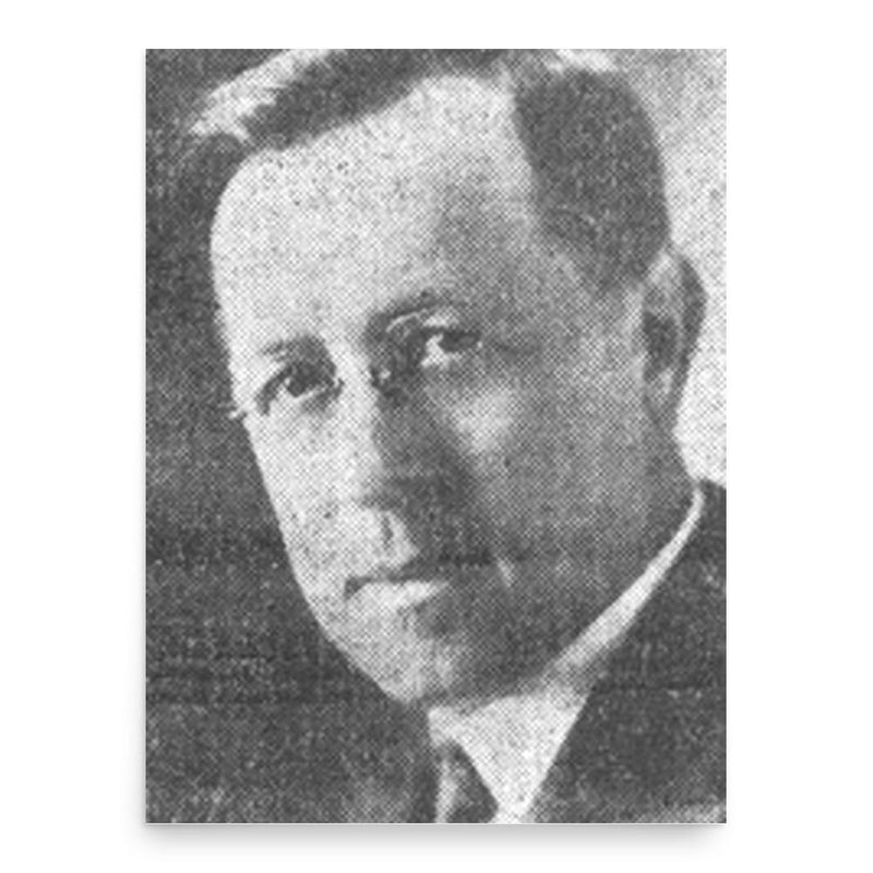 Fred Doerr poster print, in size 18x24 inches.