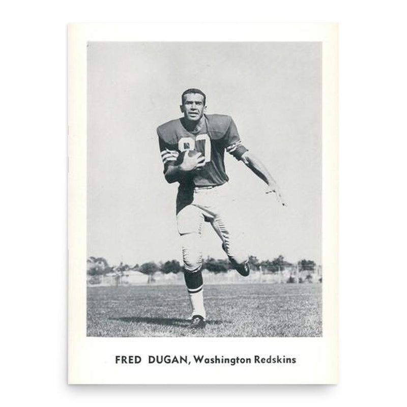 Fred Dugan poster print, in size 18x24 inches.
