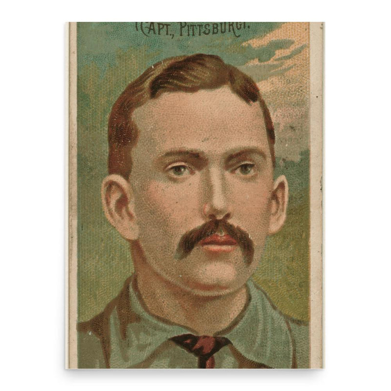 Fred Dunlap poster print, in size 18x24 inches.